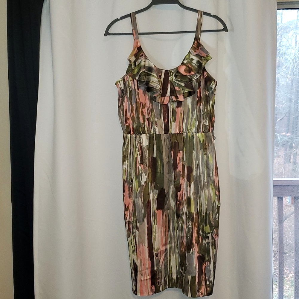 Calvin Klein multi color dress